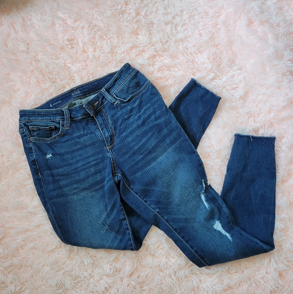 A.N.A distress jeggings